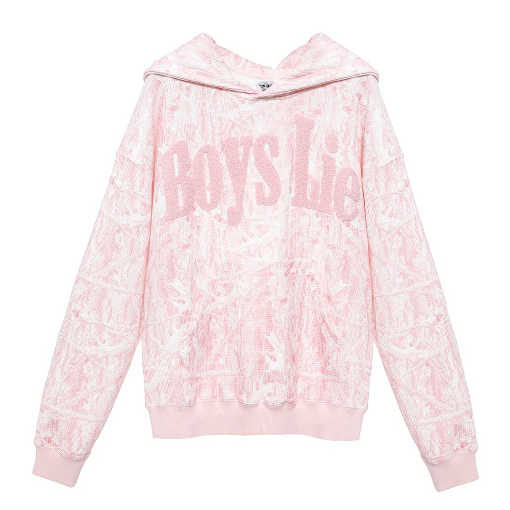 PINK MANHUNT RACER HOODIE